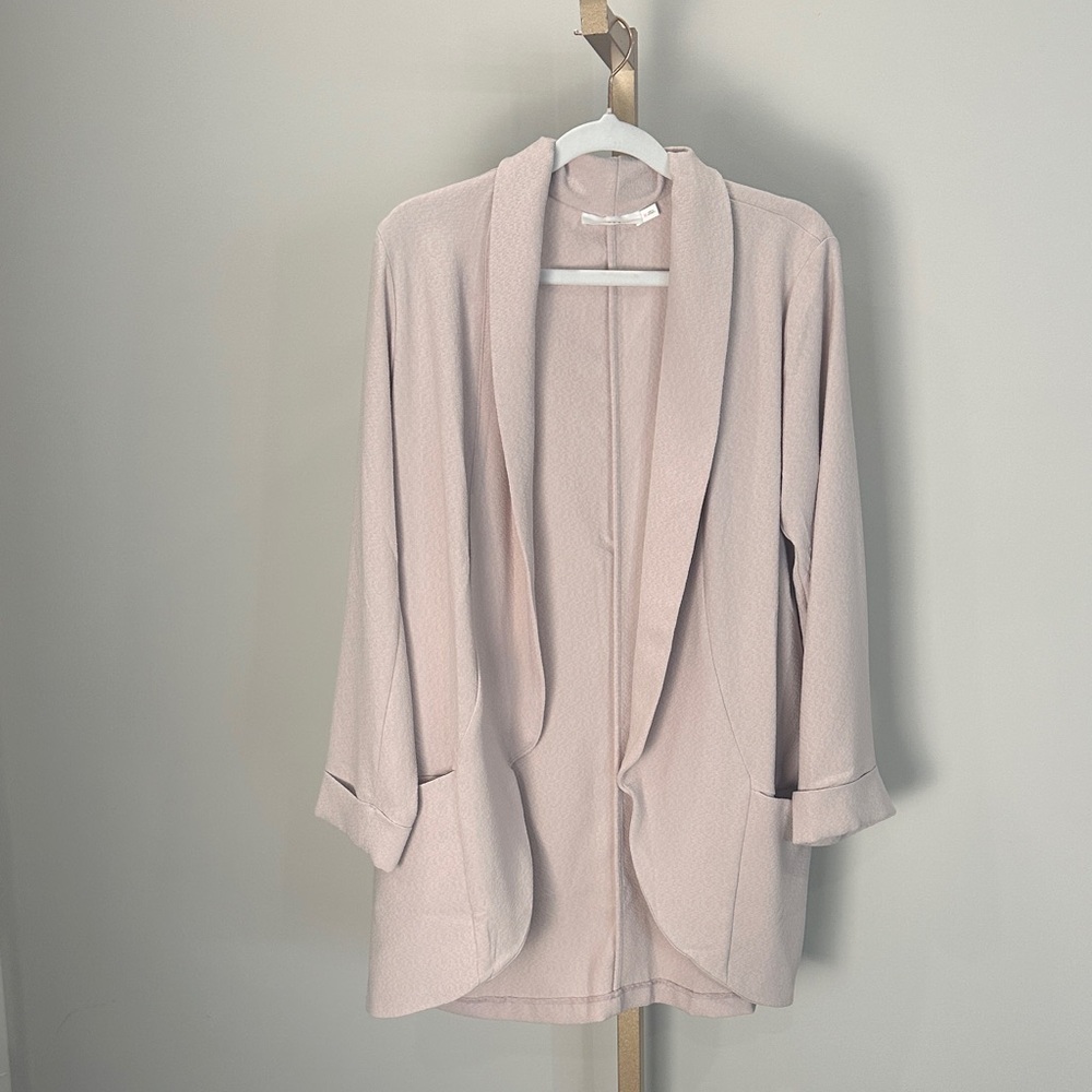 Lush Soft Pink Textured Jacket